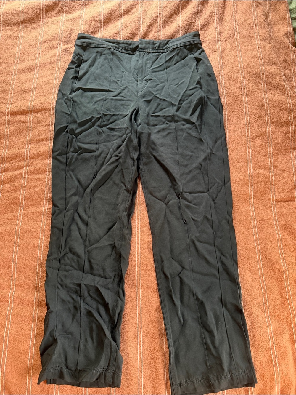 rag & bone Women's Black Straight-Leg Trousers